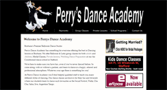 Desktop Screenshot of perrysdance.com